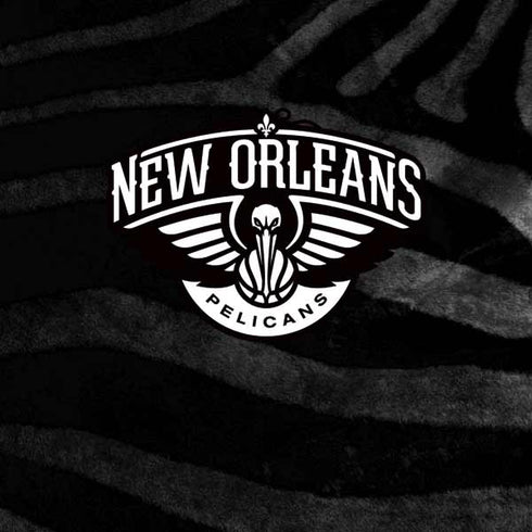 NBA New Orleans Pelicans Black Animal Print Xbox 360 Slim (2010) Skin